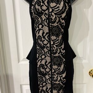 Elegant Black Lace Dress
